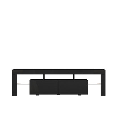 Wood Style TV Stand WIth LED