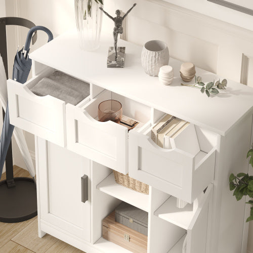White Storage Cabinets Home Decor – Modern Storage Display Cabinet
