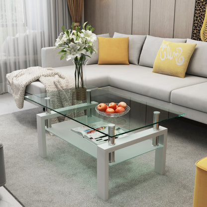 Sleek Glass Coffee Table Sleek Glass Coffee Table