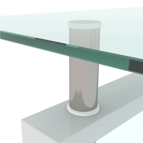 Sleek Glass Coffee Table – Modern Living Room Center Table