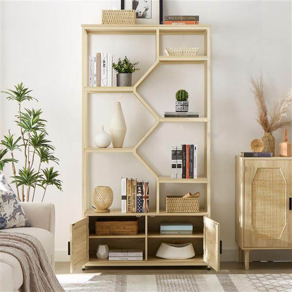 Elegant Arched Metal Cabinet with glass doors – [color/material variation]