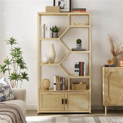 Elegant Arched Metal Cabinet with glass doors – [color/material variation]