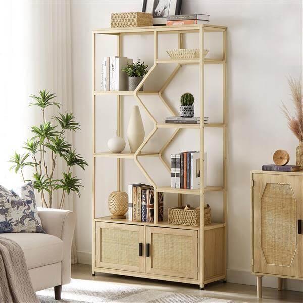 Elegant Arched Metal Cabinet with glass doors – [color/material variation]